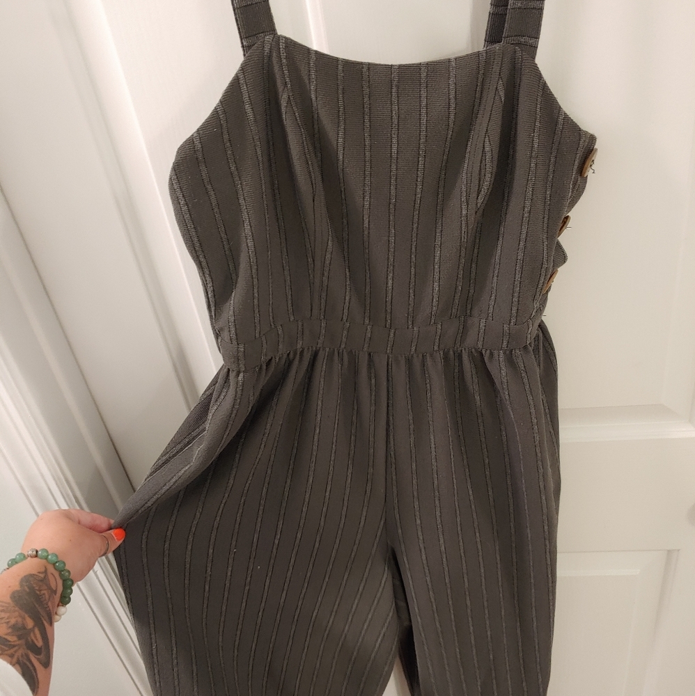 Green jumpsuit